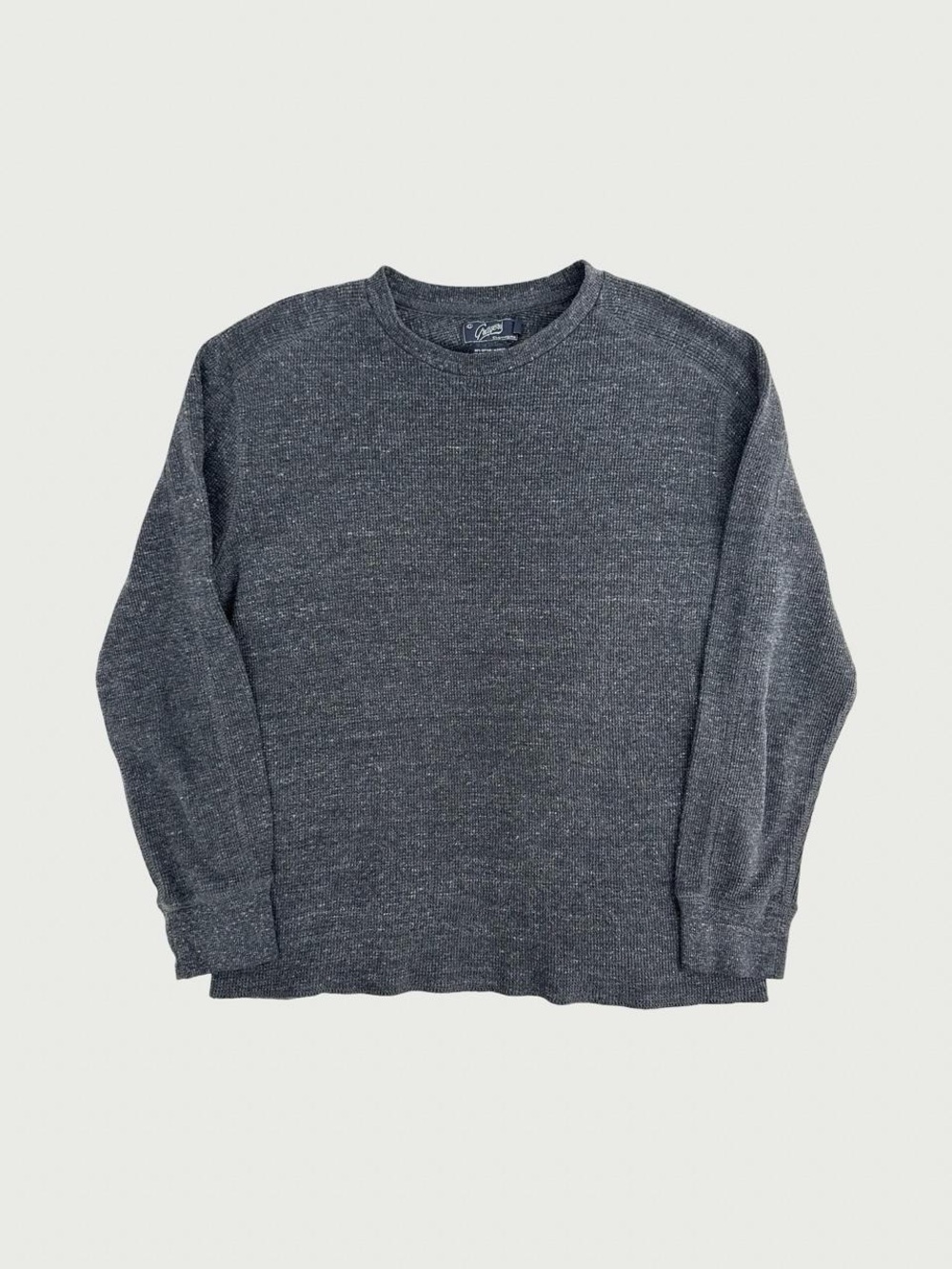 Waffle Knit Thermal Long Sleeve Tee